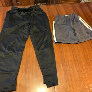 Gym pants and shorts